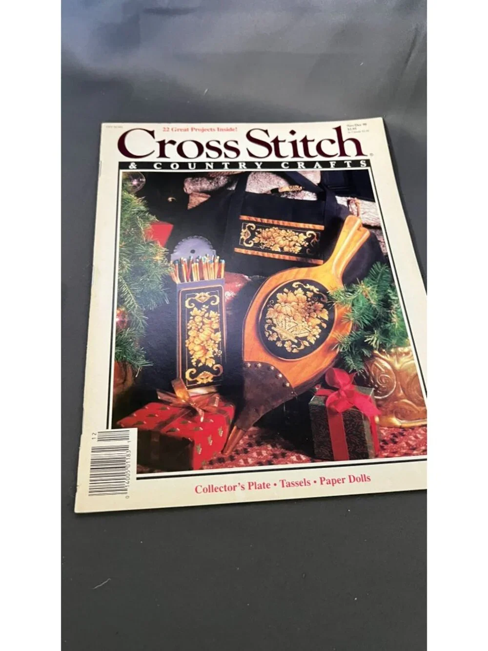 5 Vintage Cross Stitch & Country Crafts Magazine Lot